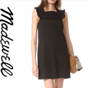 Madewell Sundream Fringe Dress true black. Size 12